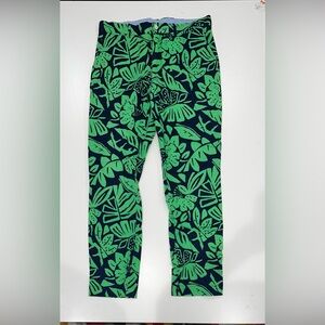 Polo Green Leaf Print Pants